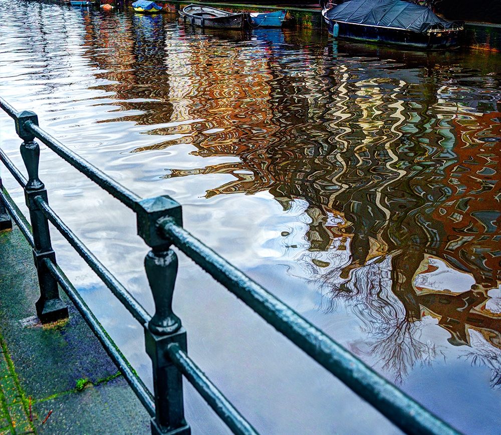 Amsterdam reflected in her canals